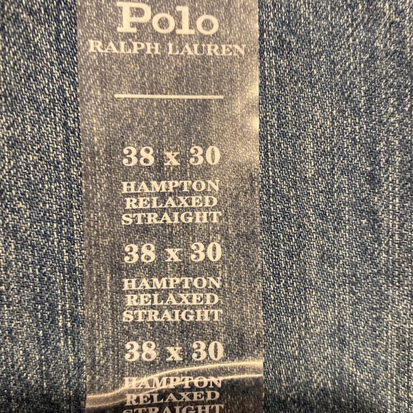 Polo Ralph Lauren The Hampton straight mens denim New jeans size 38x30 - Picture 4 of 9